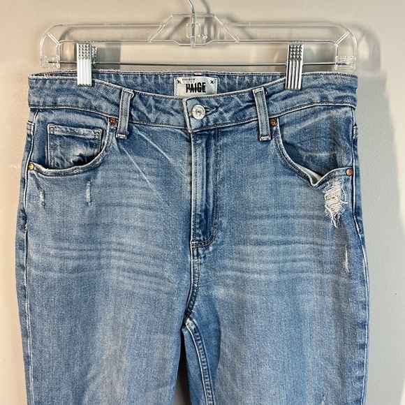 Paige Noella Sonic Destructed Jeans Size 29 - Picture 4 of 16